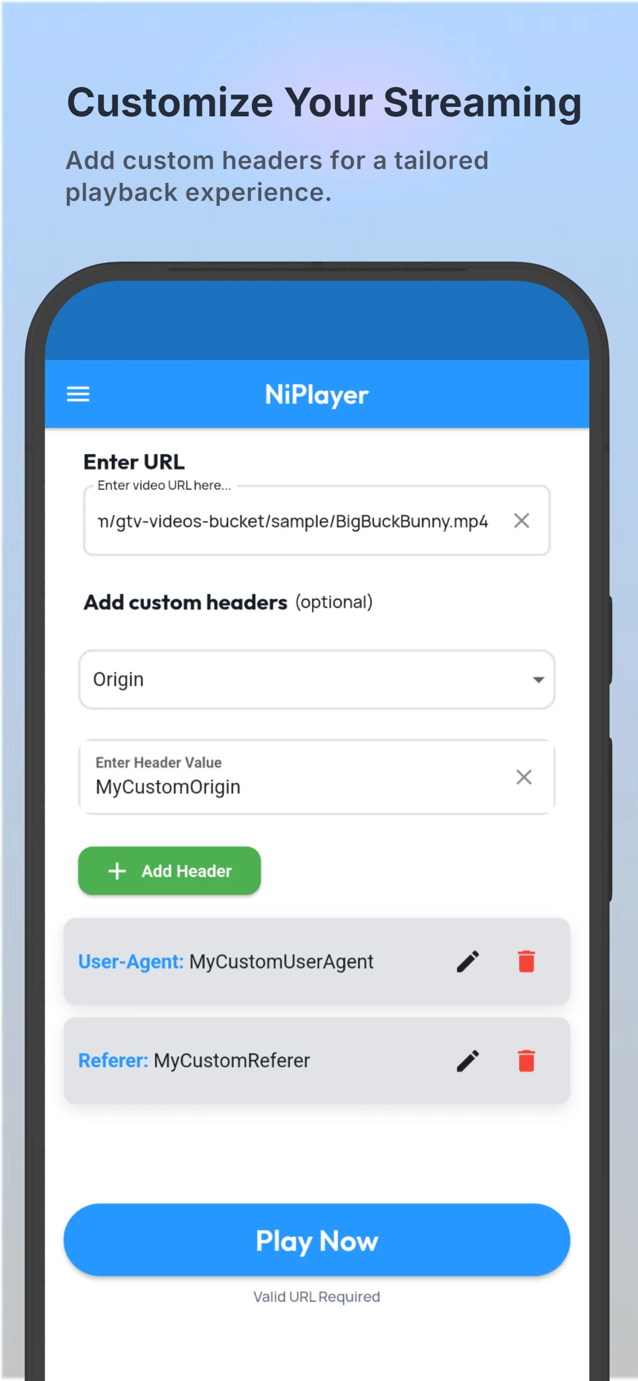 NiPlayer: Video Live Player screenshot